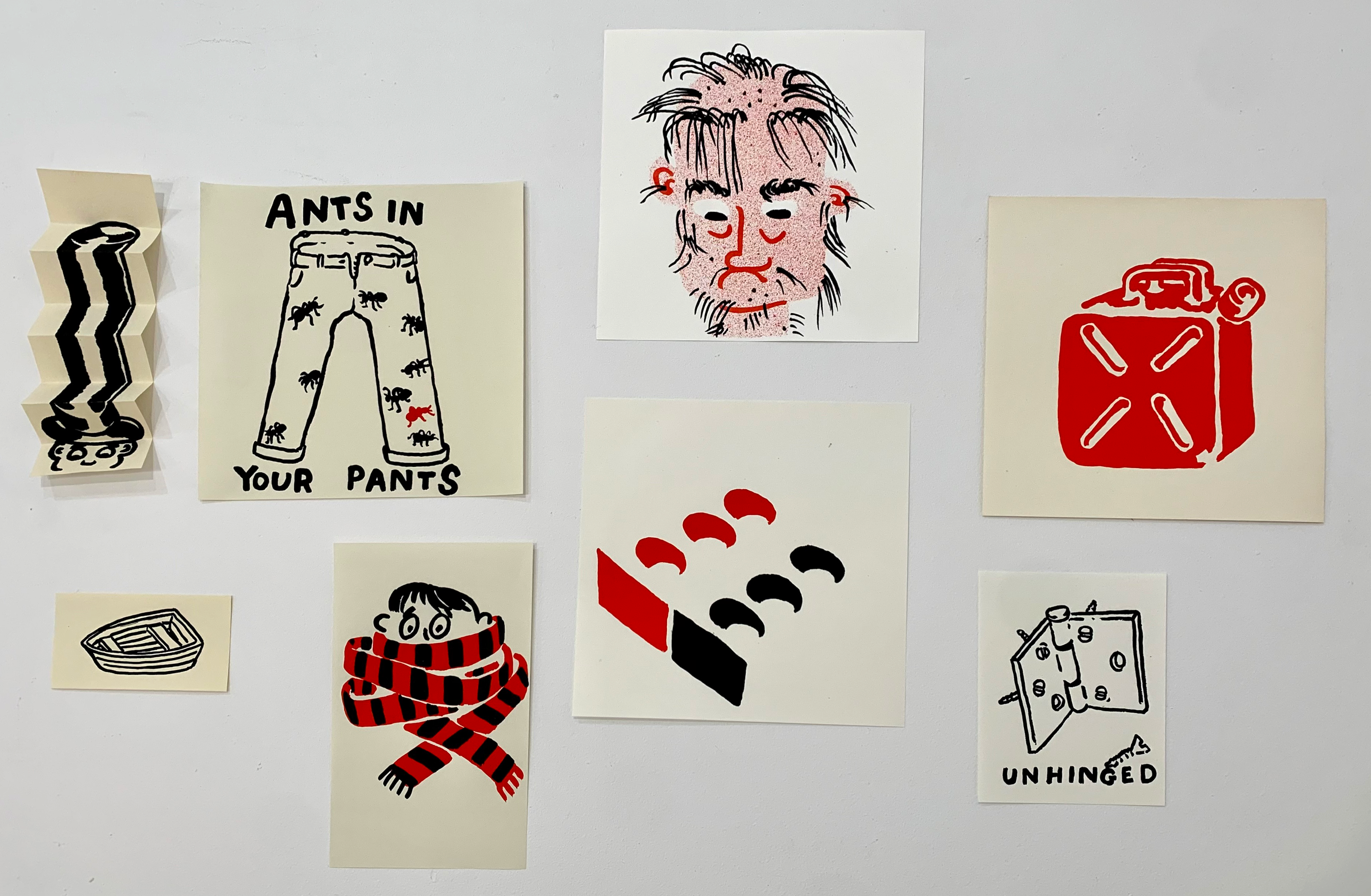 Oeuvre de Adrian Norvid - Pochette de 8 estampes