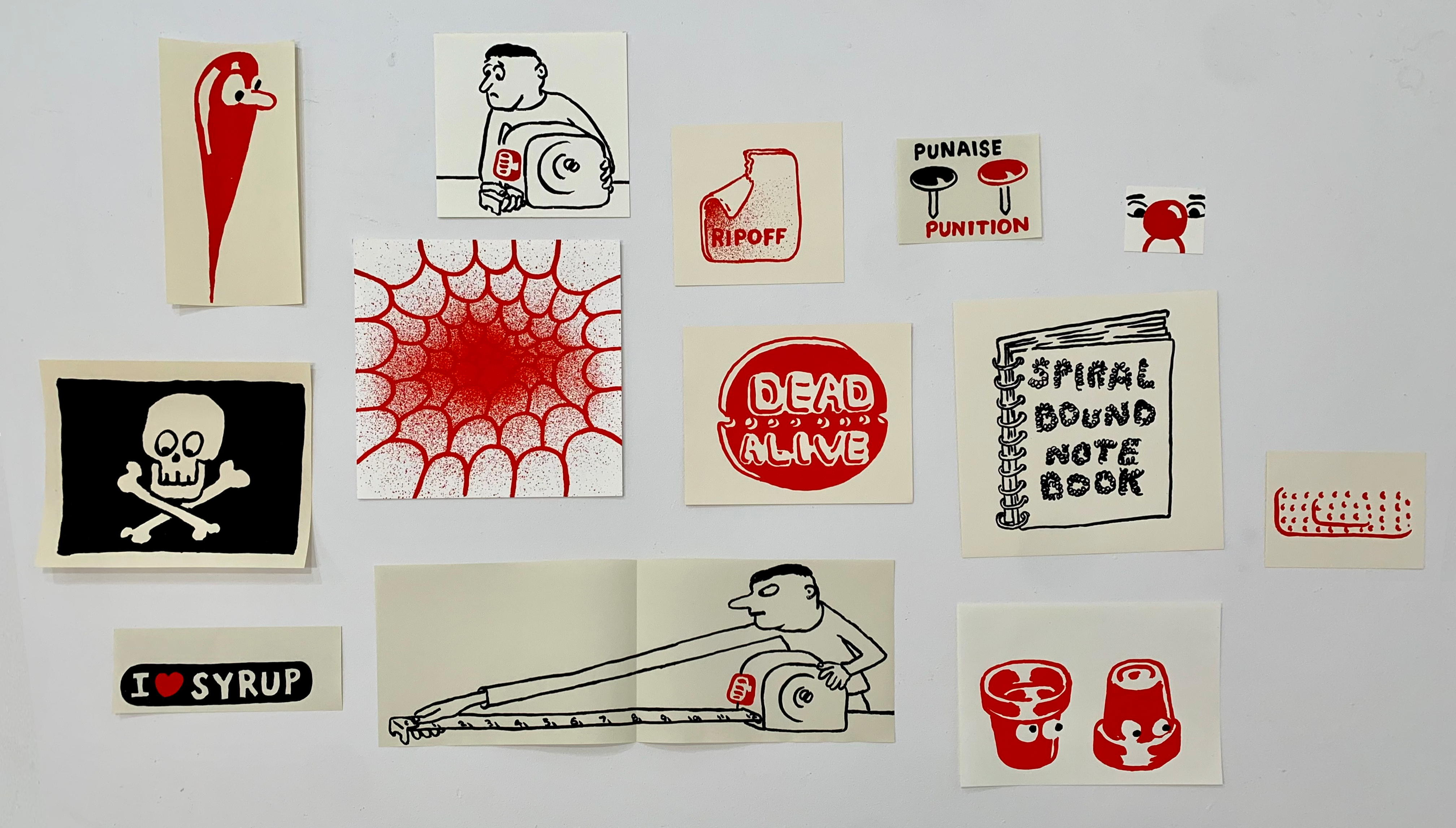 Oeuvre de Adrian Norvid - Pochette de 13 estampes